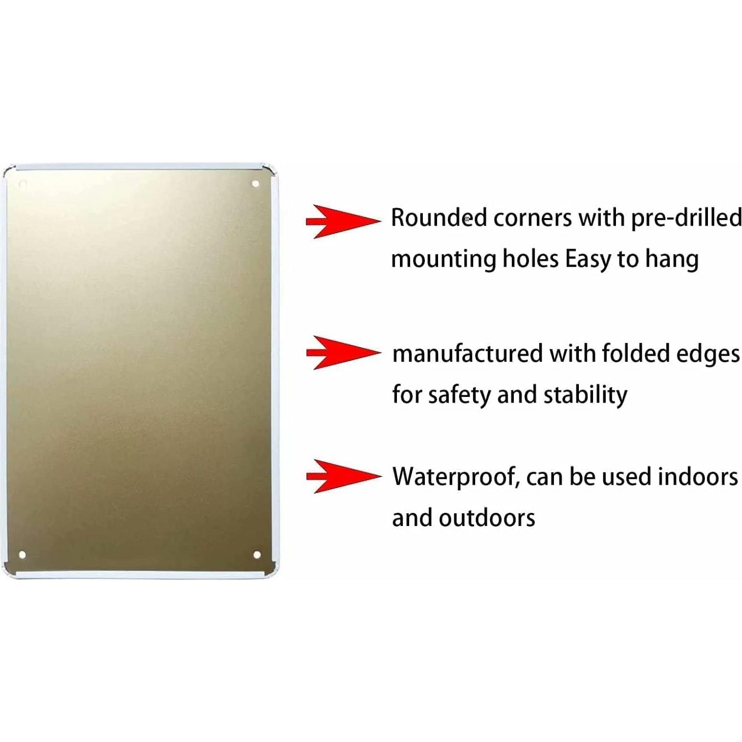 Cartel de Metal Vintage Gimnasio Masleo 20x30 cm Motivacional