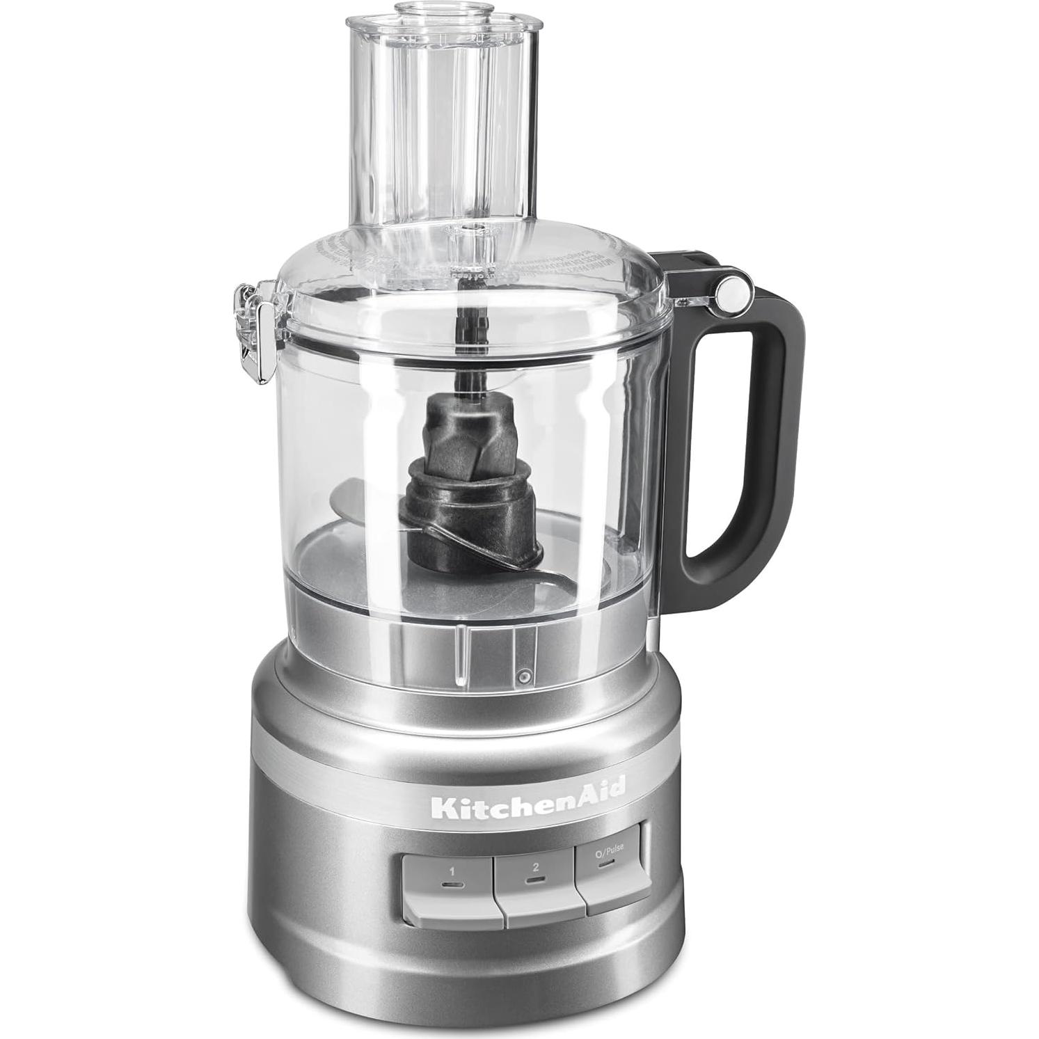Procesador de Alimentos KitchenAid KFP0718, 7 Tazas, Plata