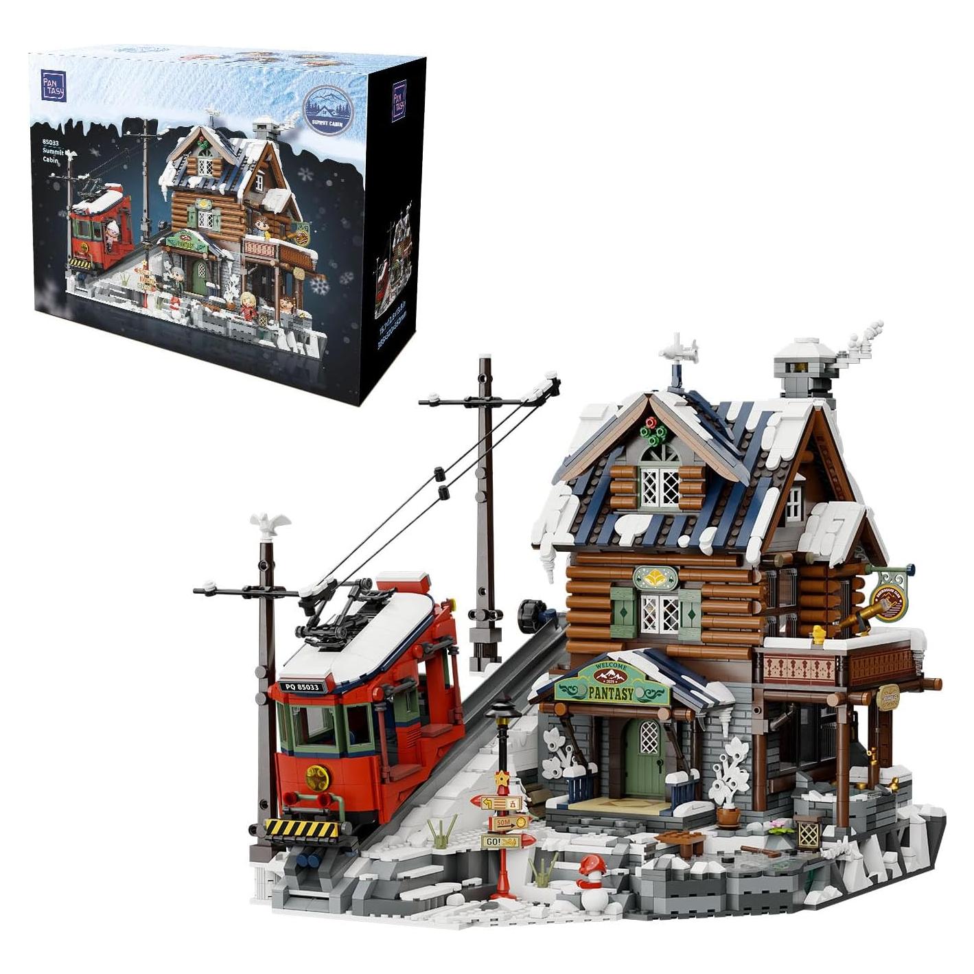 Conjunto Cabaña de Esquí PANTASY 3 Pisos con Teleférico