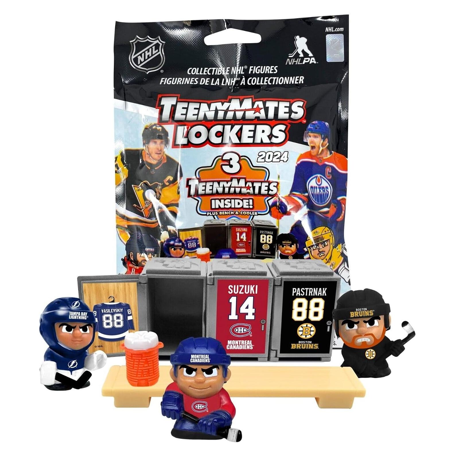 Figuras de Hockey TeenyMates Party Animal NHL 2024 - Paquete Sorpresa
