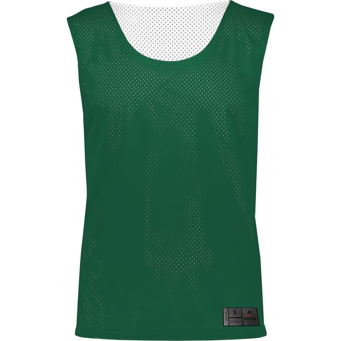 Pinnie Reversible de Malla Augusta Sportswear Verde Grande