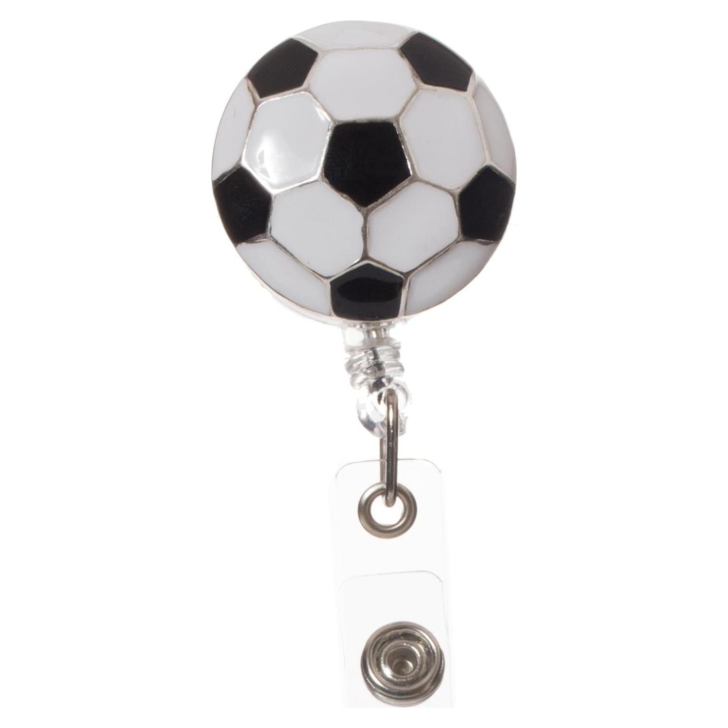 Carrete Retráctil de Identificación Búho Artesano Balón Fútbol