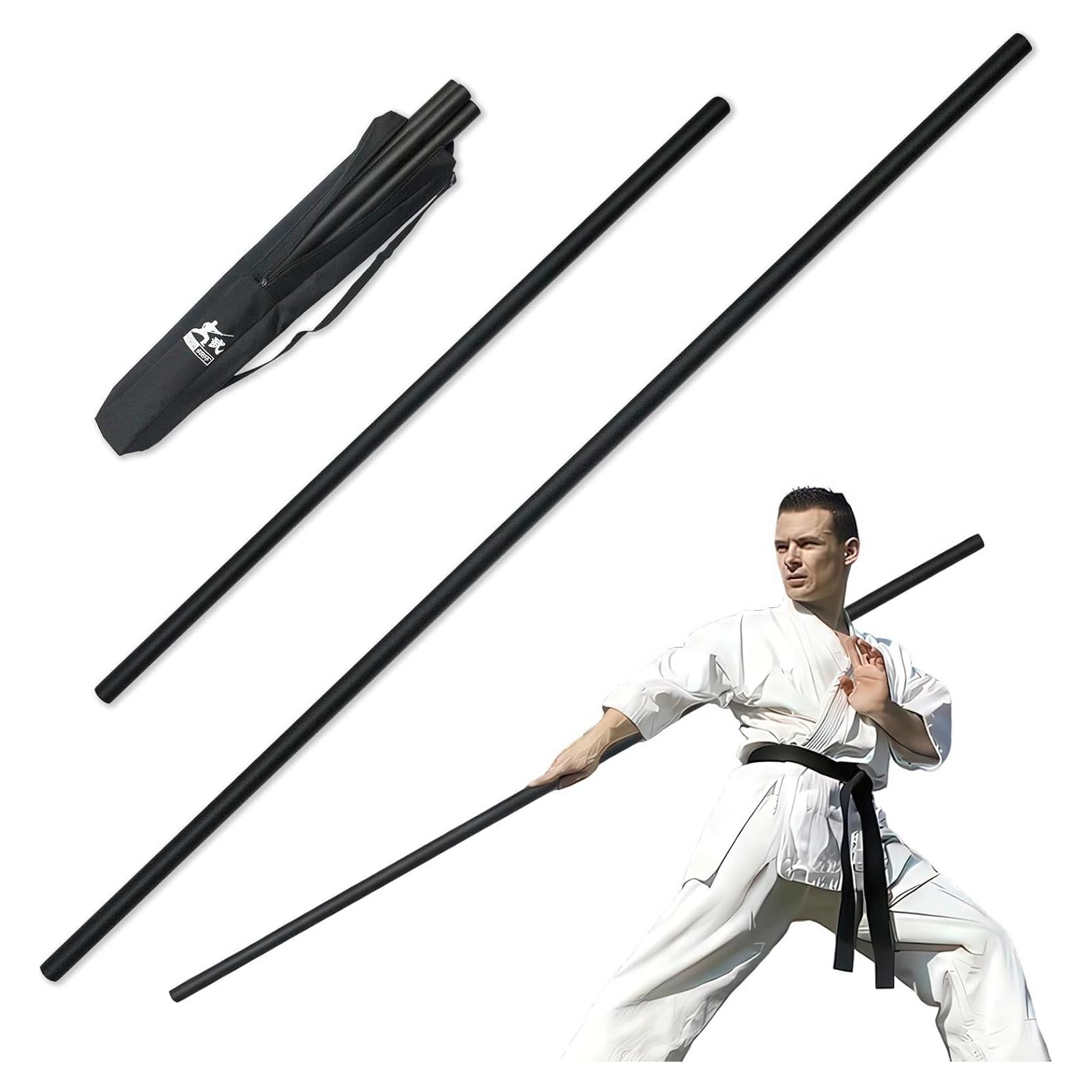 Bastón de Bo Acolchado PHYSKOW 1.22m - 1.83m Plegable