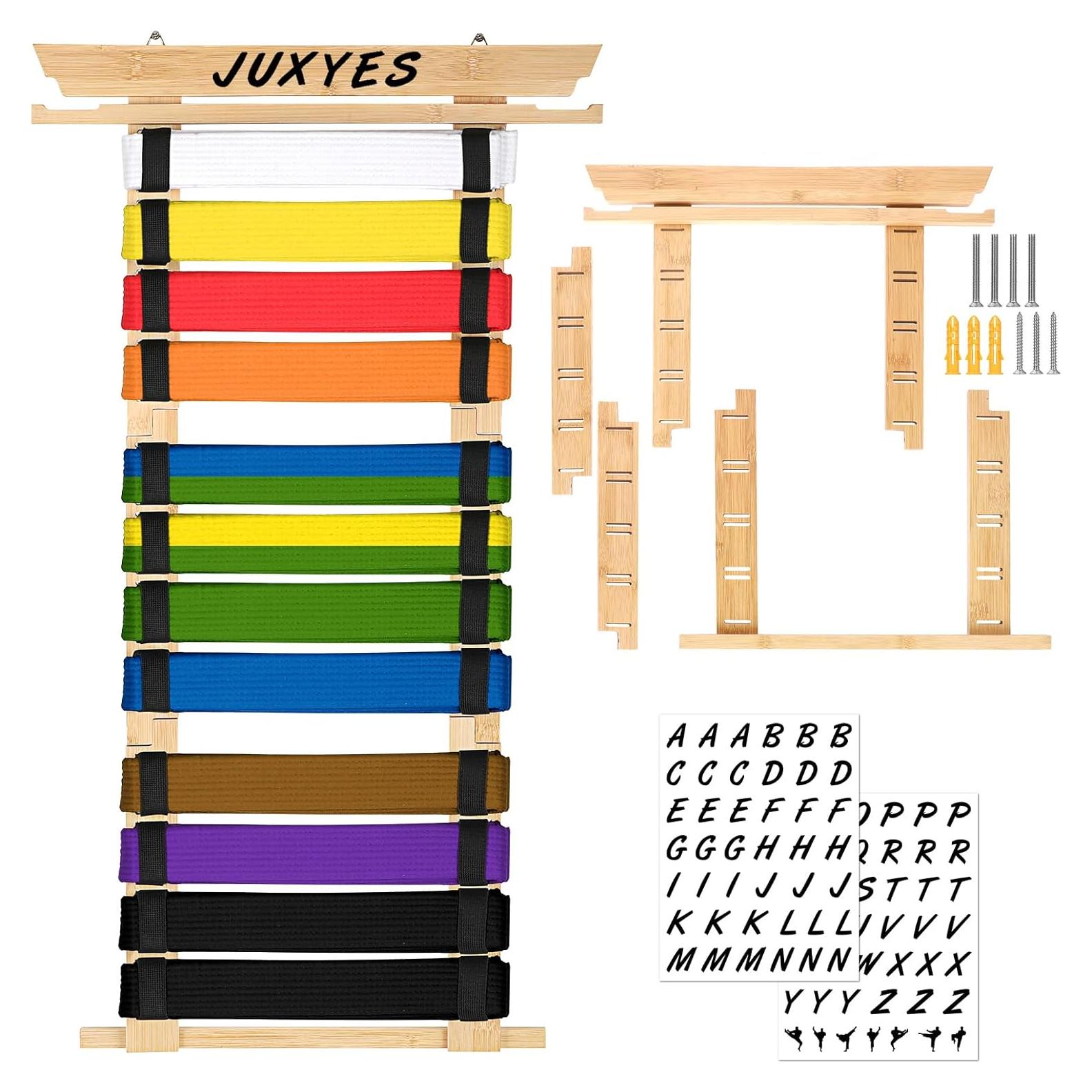 Organizador de Cinturones de Artes Marciales JUXYES para 12 Cinturones