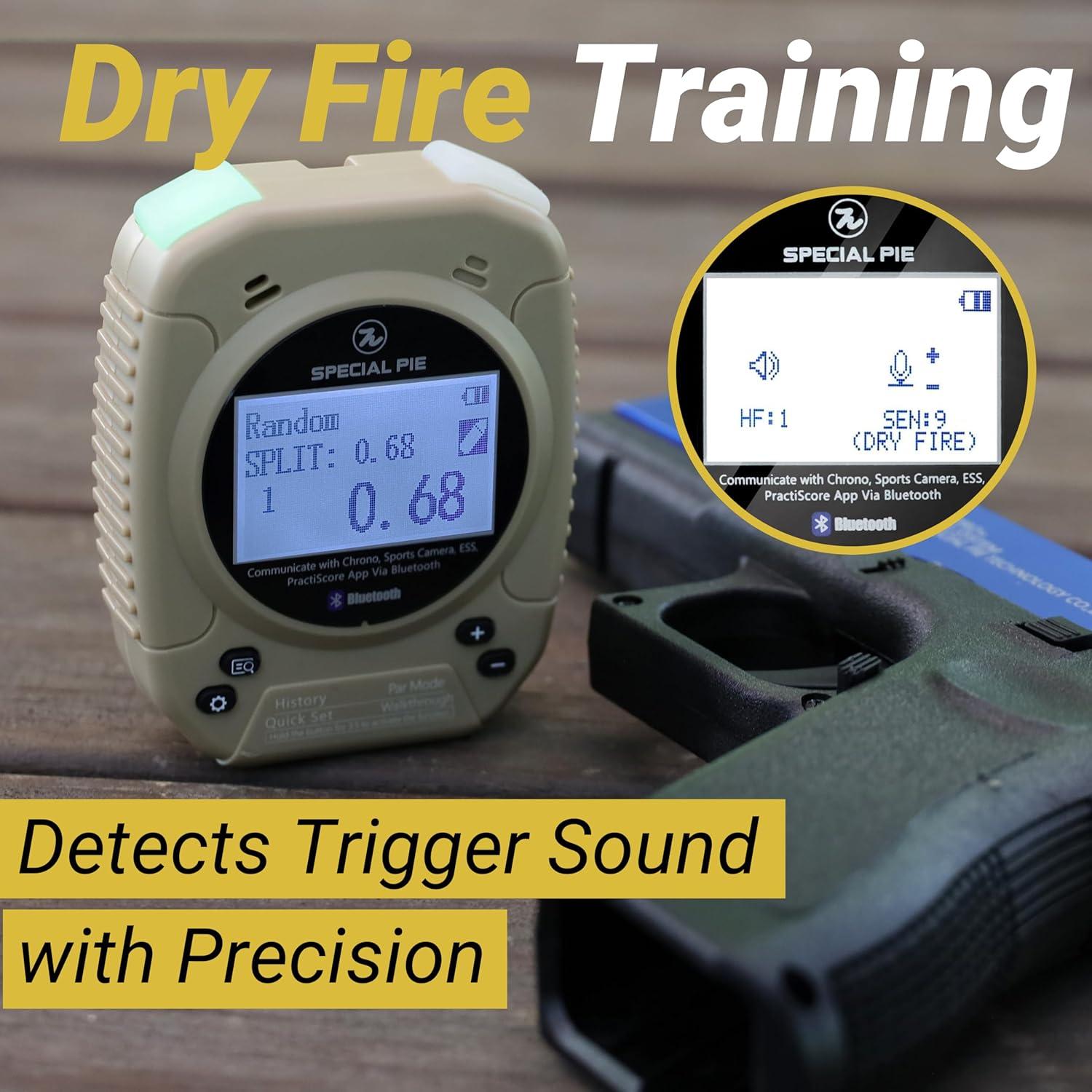 Temporizador de Disparos Design-Pie M1A2+ Caqui para Tiro