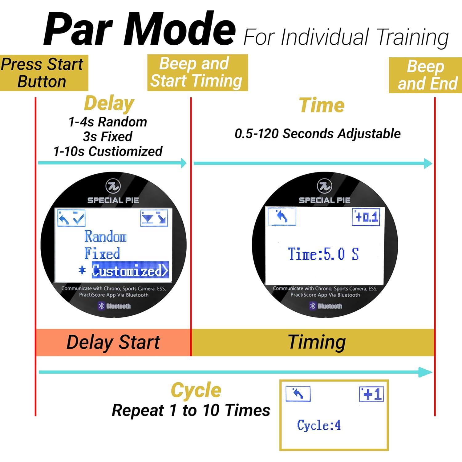 Temporizador de Disparos Design-Pie M1A2+ Caqui para Tiro