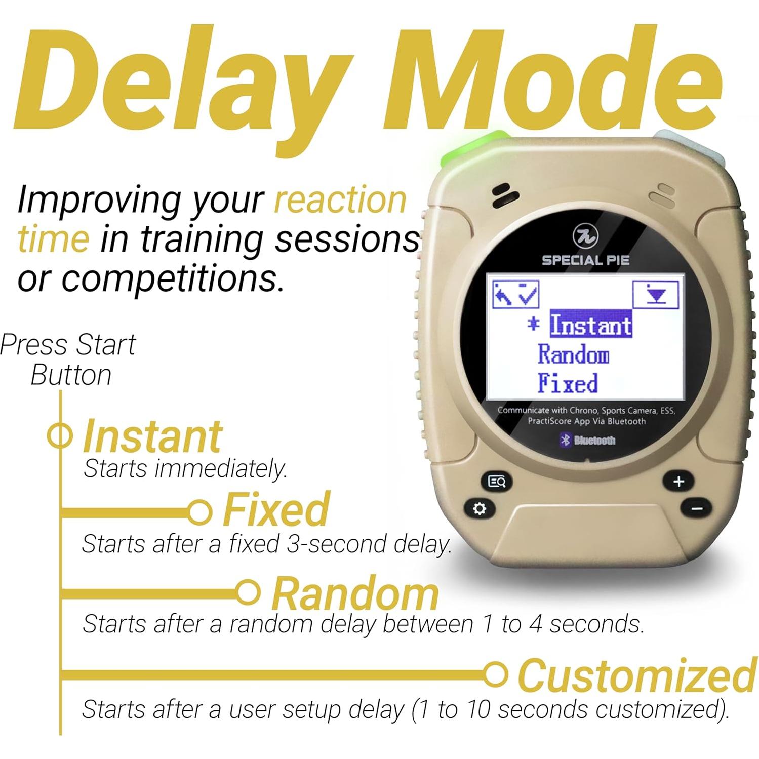Temporizador de Disparos Design-Pie M1A2+ Caqui para Tiro