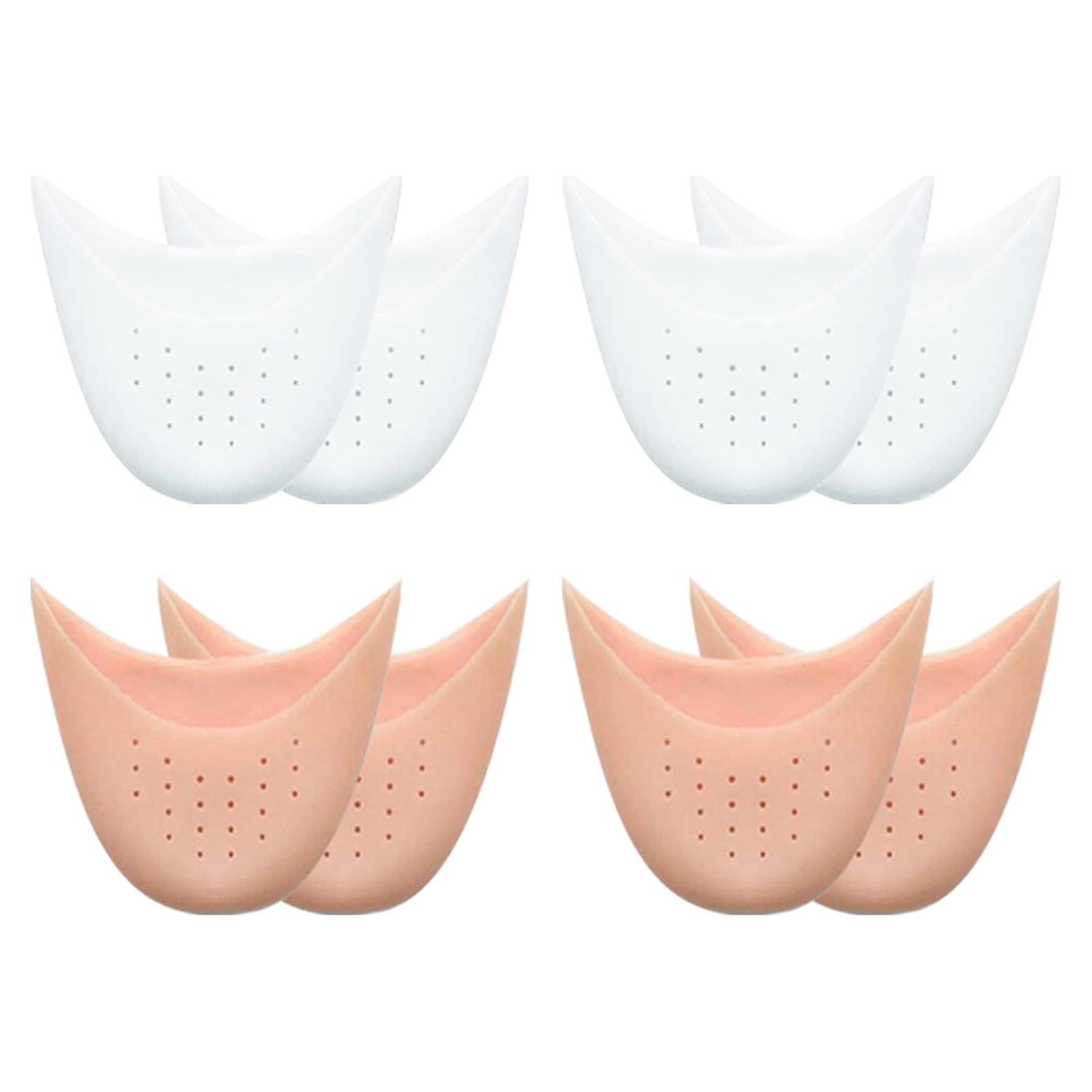 Almohadillas de Gel Suave HKZTUY para Zapatos de Punta - 4 Pares