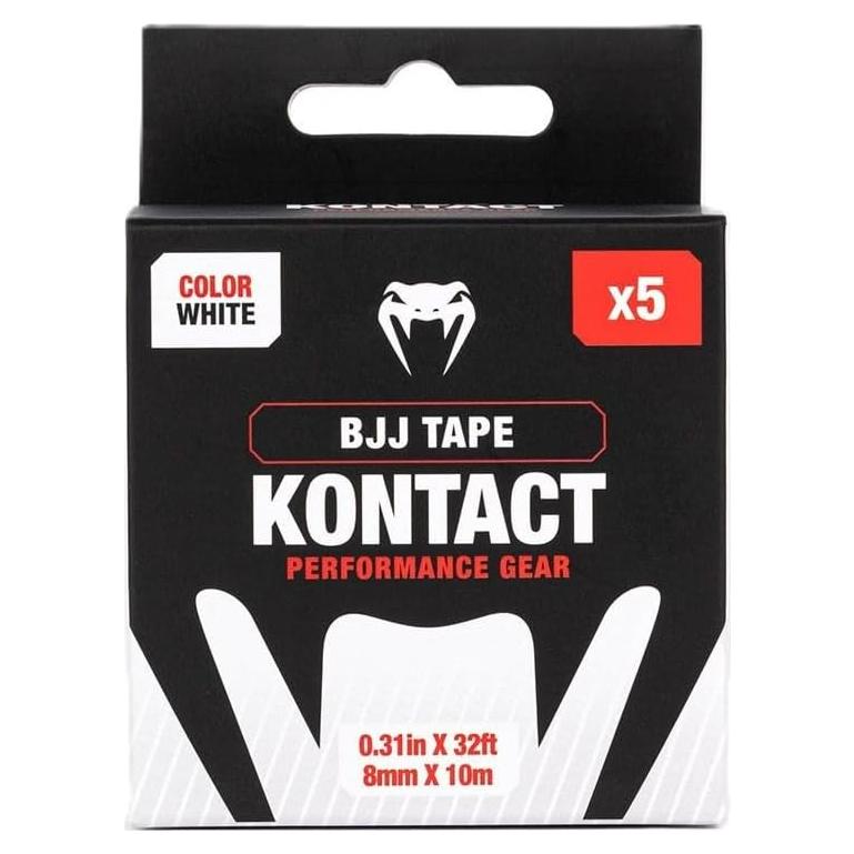 Cinta para Dedos Venum Kontact BJJ - Blanco y Negro - 0.09 kg