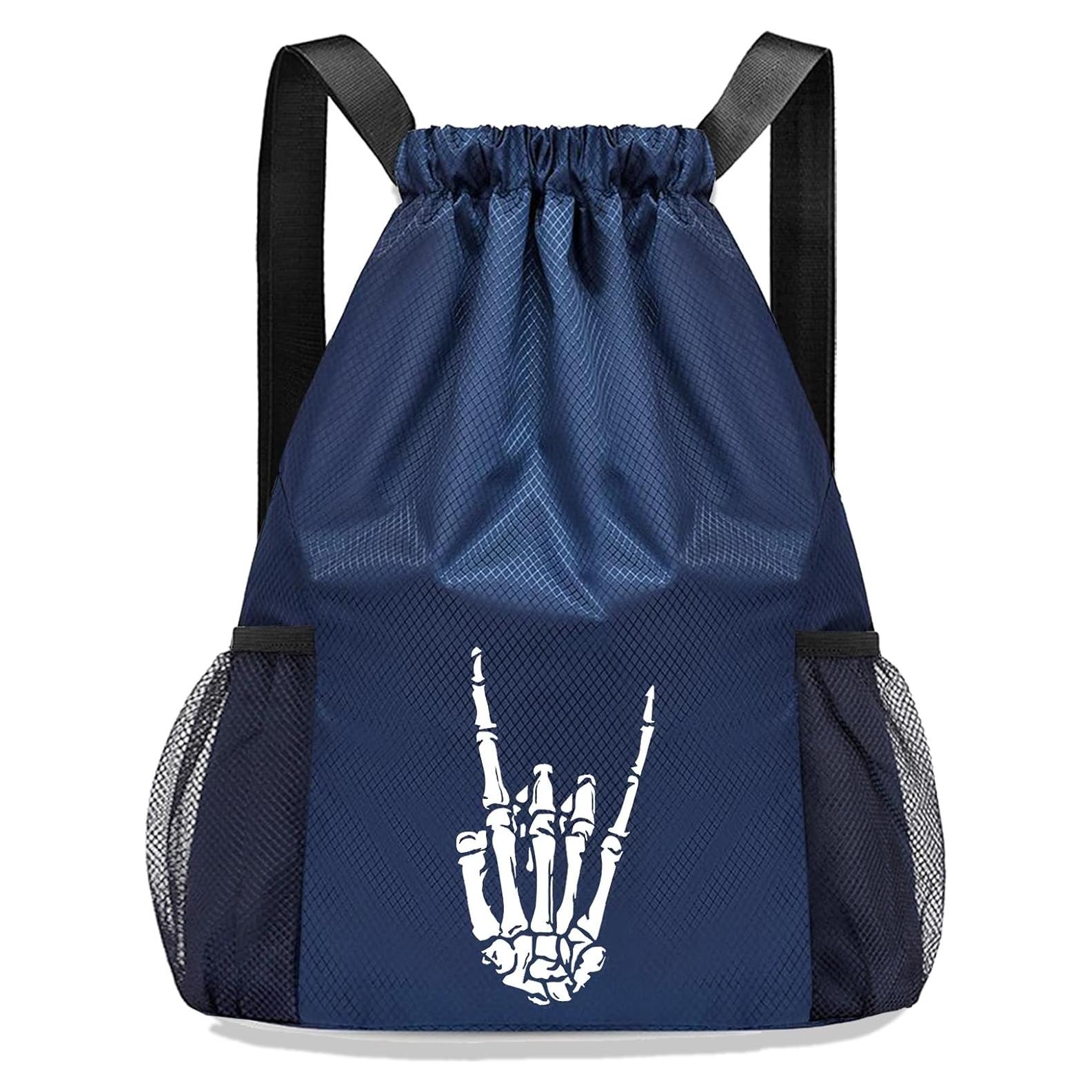 Mochila de Cuerda Viofre Unisex Calavera 30L Impermeable