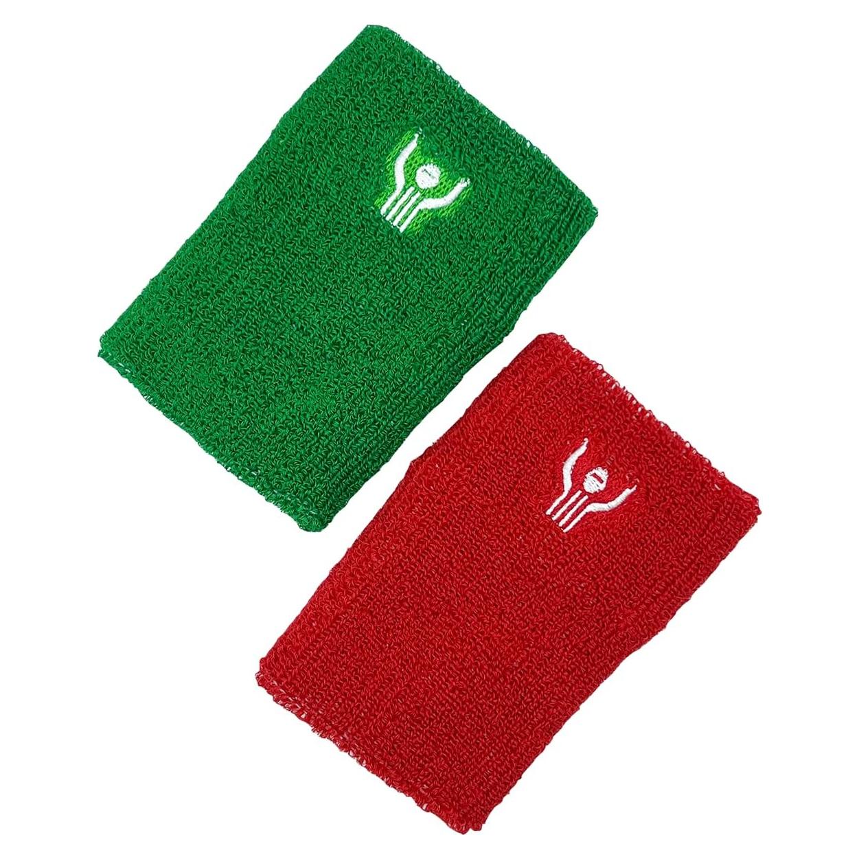 Pulseras de Lucha Gran Llamada Atletismo Rojo y Verde