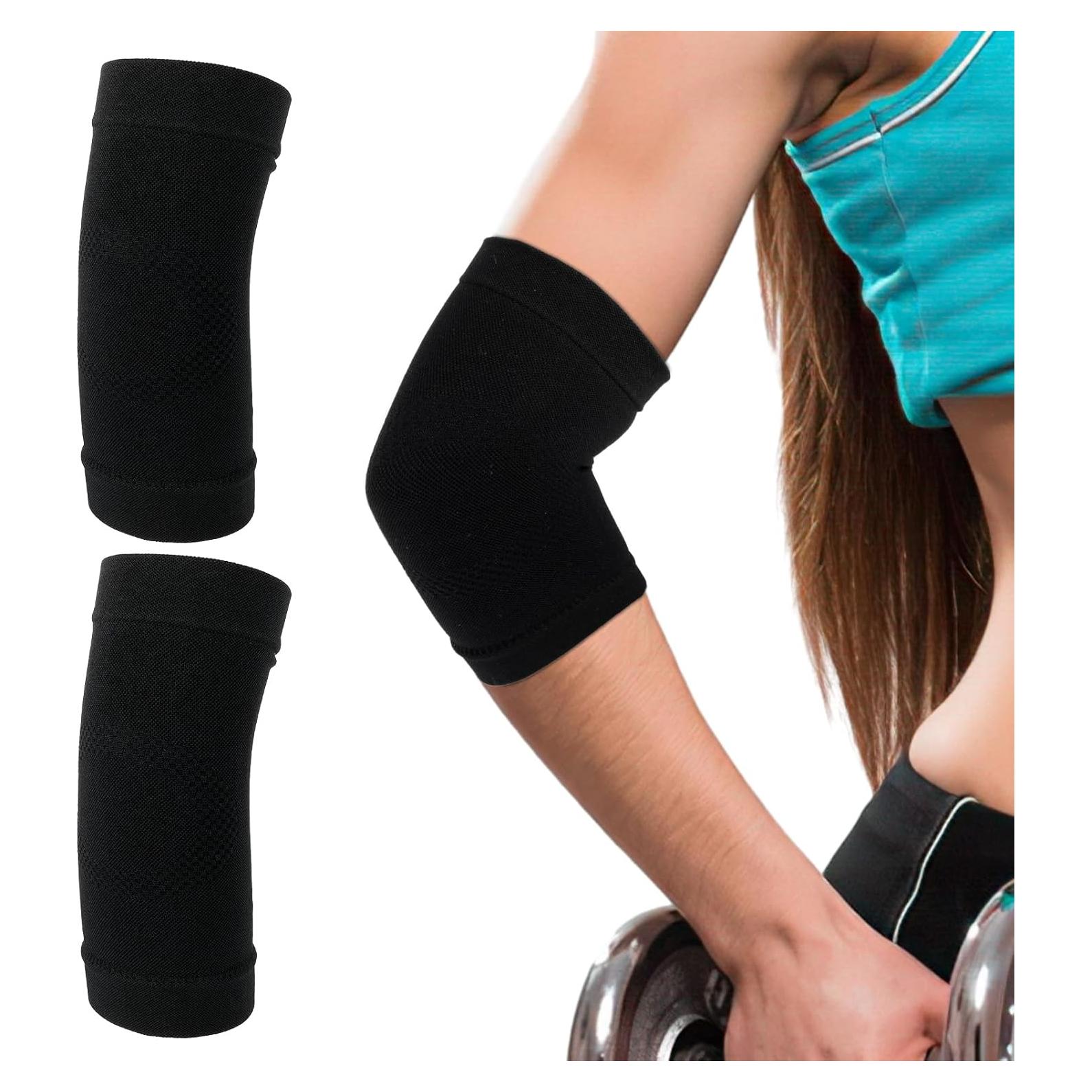 Manga de Compresión para Codo Ptwola - Soporte Transpirable Negro