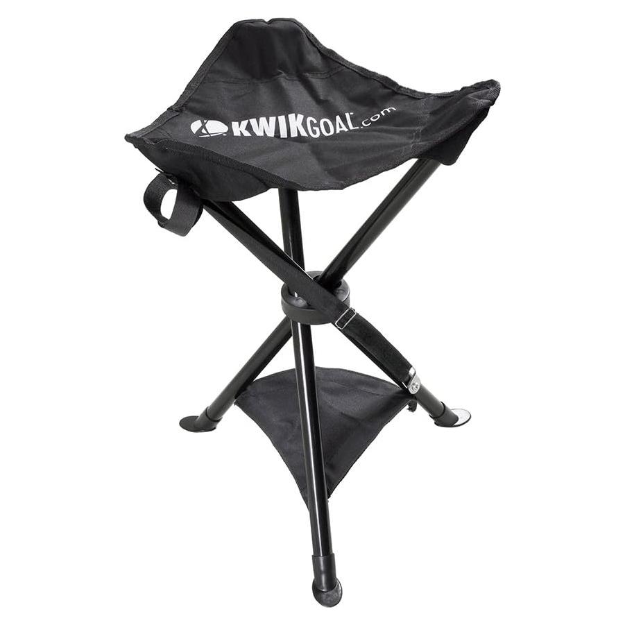 Asiento de Entrenador Kwik Goal Negro 43 cm Plegable