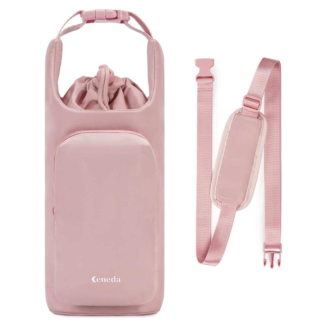 Bolsa Portabotellas de Agua Ceneda Rosa 0.95L 1.18L Aislada