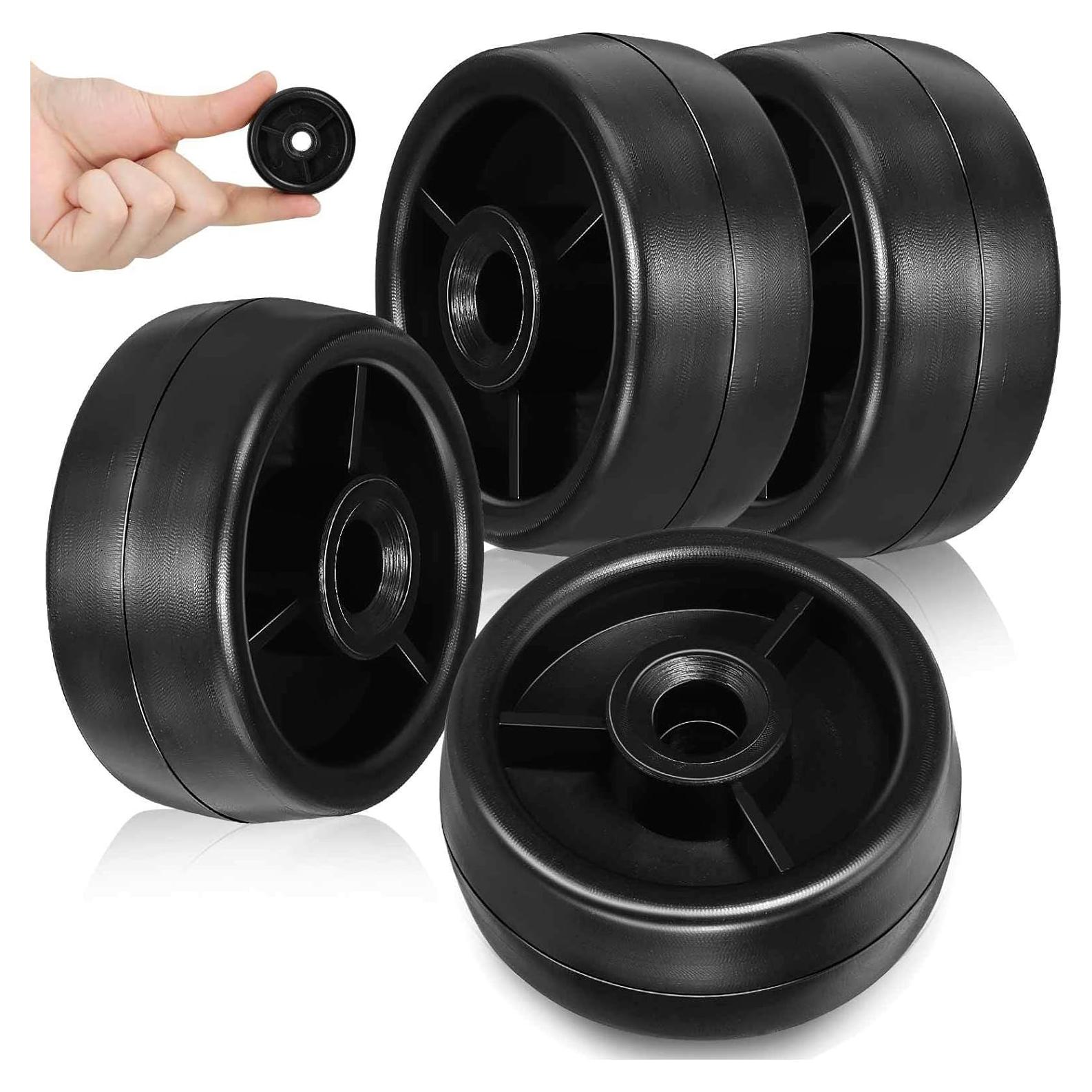 Ruedas de Fitness SOLUSTRE 5cm para Cinta de Correr y Bicicleta