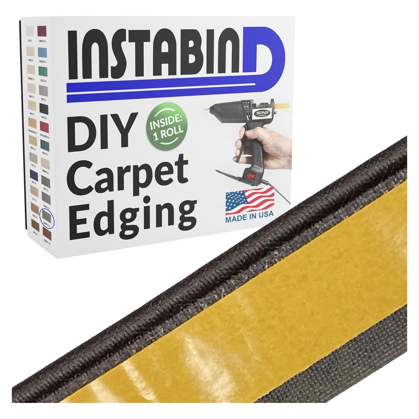 Cinta para Alfombra Instabind Grafito 16.46m - DIY Duradera