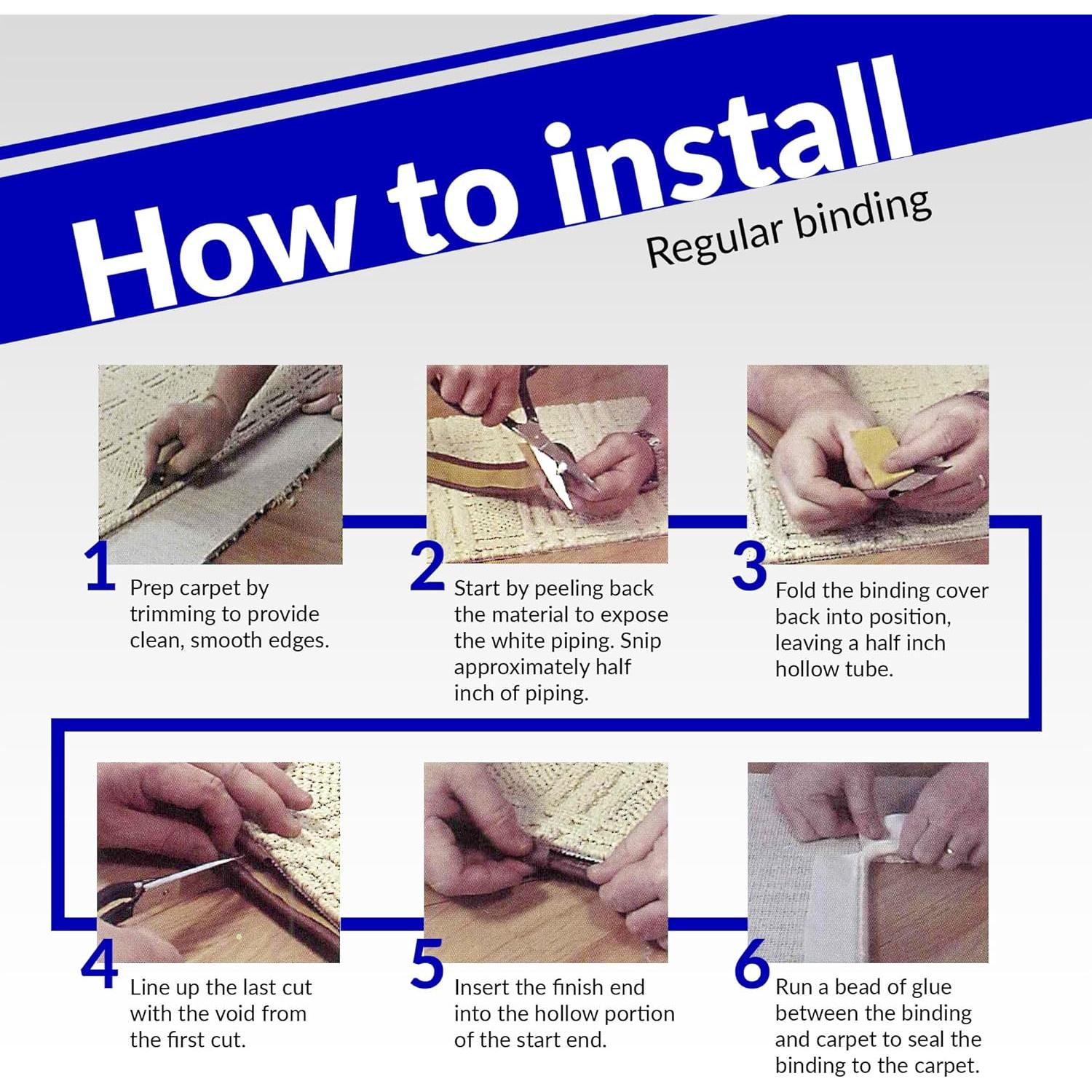 Cinta para Alfombra Instabind Grafito 16.46m - DIY Duradera