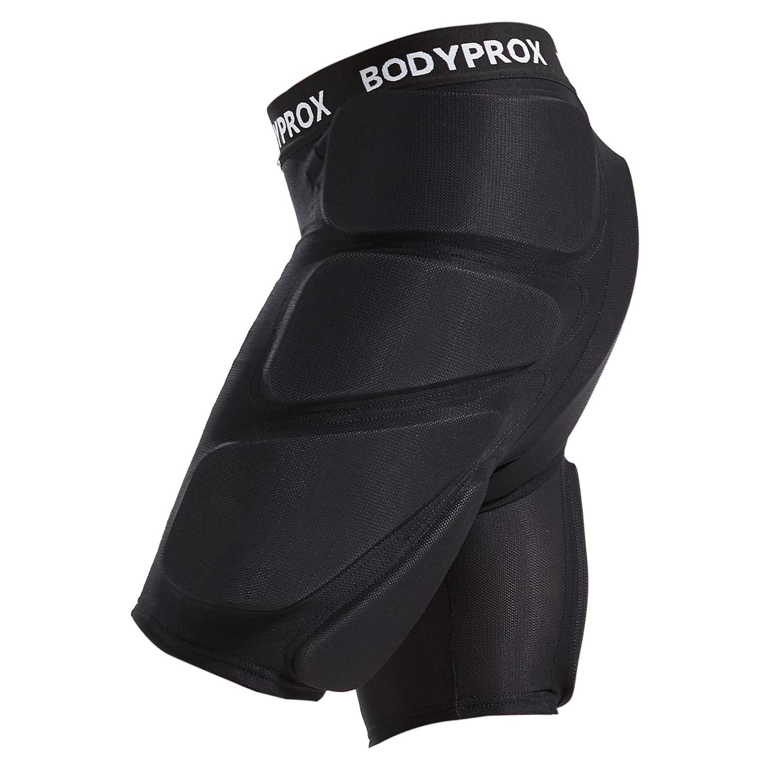 Pantalones Cortos Protectores Bodyprox Mediano Negro para Snowboard