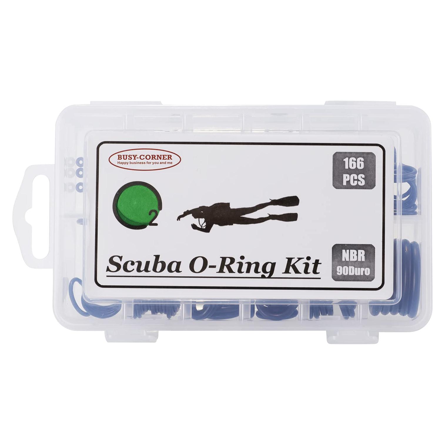 Kit de O-Ring de Buceo Busy-Corner 166 Piezas NBR90