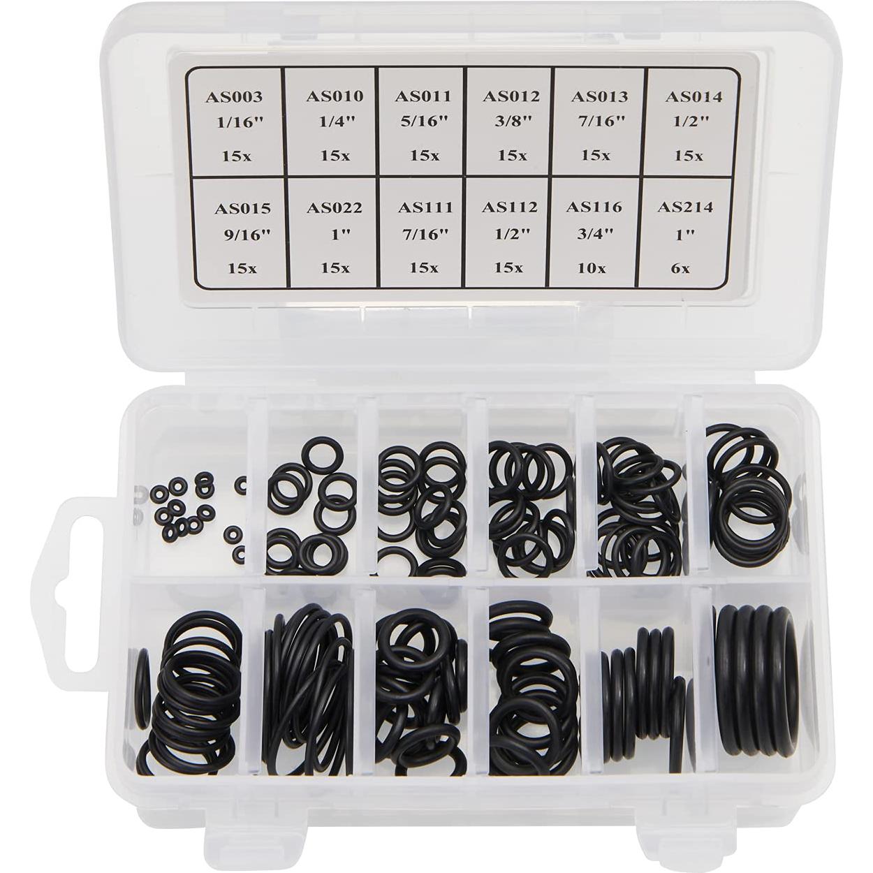 Kit de O-Ring de Buceo Busy-Corner 166 Piezas NBR90