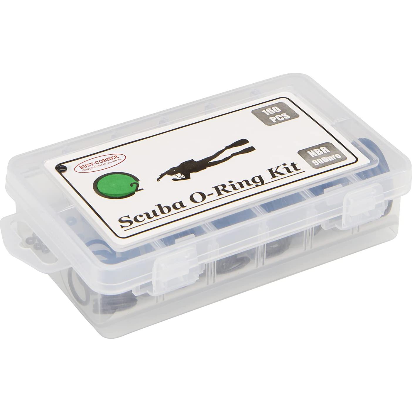 Kit de O-Ring de Buceo Busy-Corner 166 Piezas NBR90