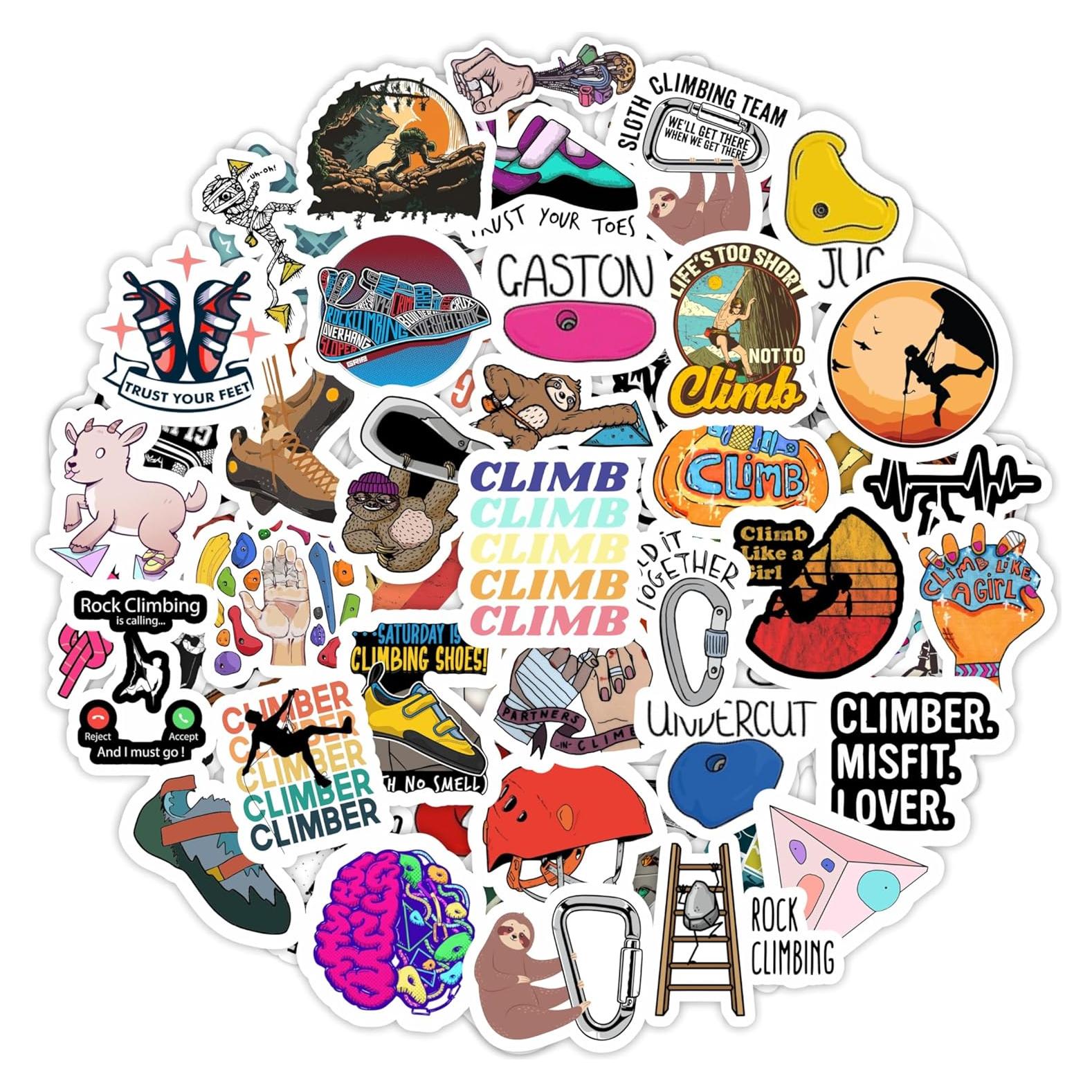 Pegatinas de Escalada BulbaCraft - Vinilo Impermeable 14.73x10.49cm