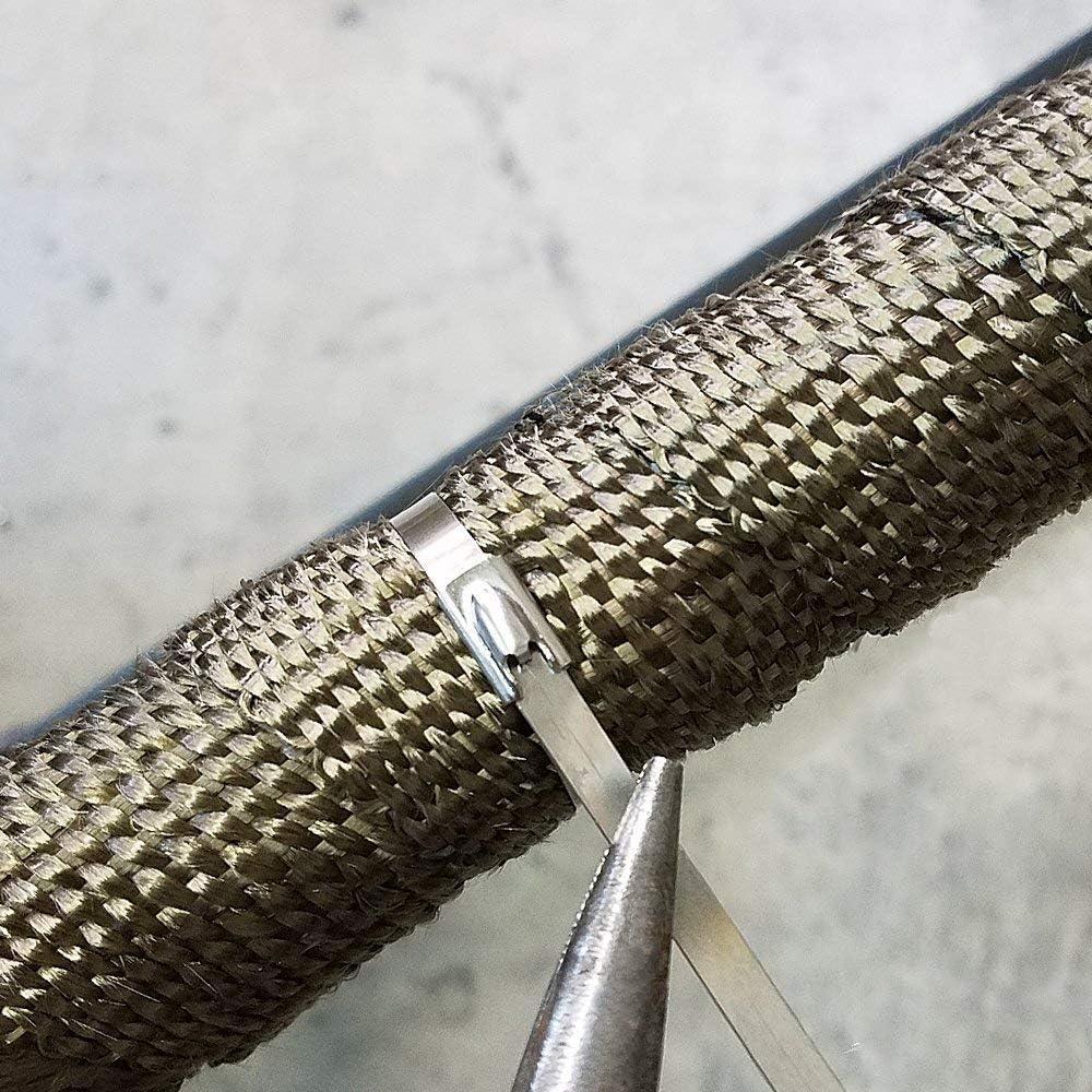 Bridas de Metal 30 cm SunplusTrade 100 Pcs Acero Inoxidable