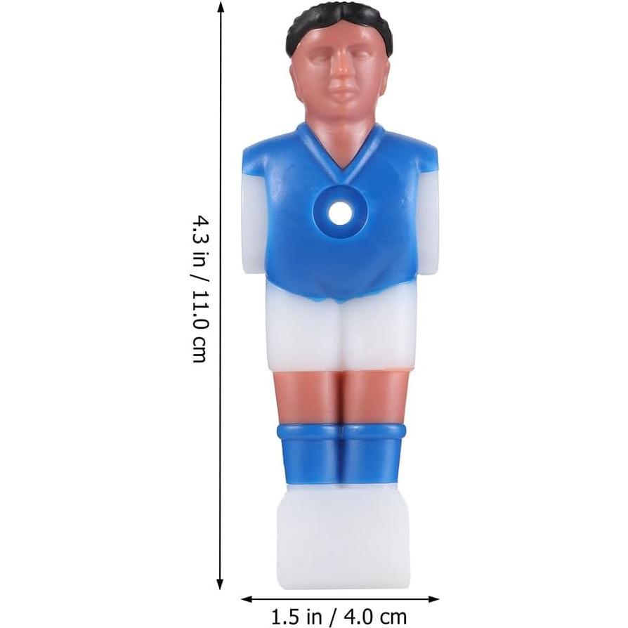 Conjunto de 24 Jugadores de Futbolín BESPORTBLE ABS 11 cm