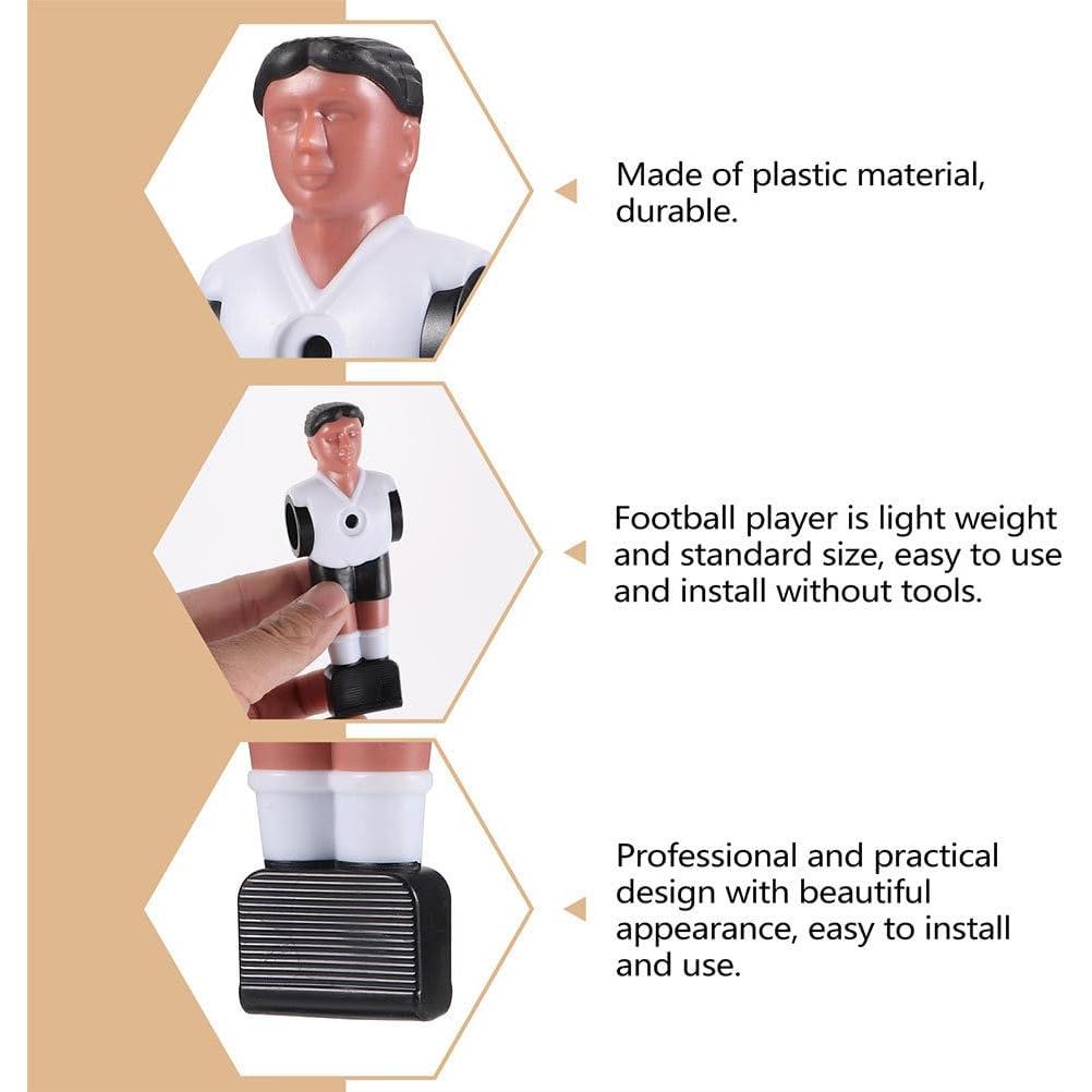 Conjunto de 24 Jugadores de Futbolín BESPORTBLE ABS 11 cm