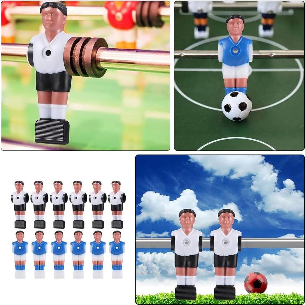 Conjunto de 24 Jugadores de Futbolín BESPORTBLE ABS 11 cm