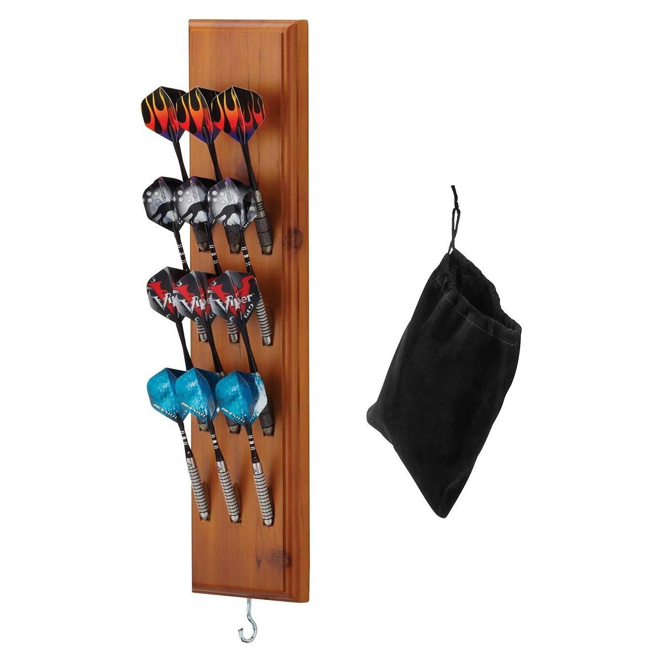 Soporte de Dardos Viper Caddy Madera Maciza para 12 Dardos