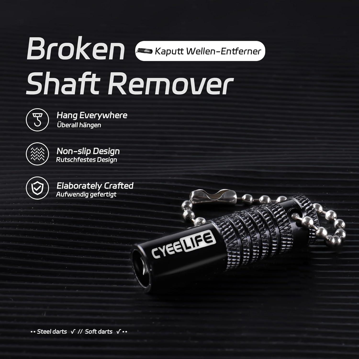 Herramienta Extractora de Ejes Rotos CyeeLife - Aluminio Negro