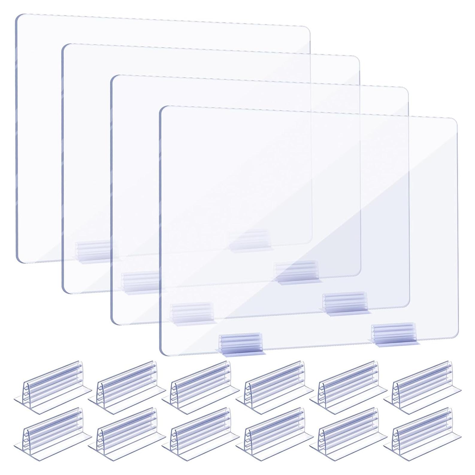 Soporte Acrílico para Paneles de Escritorio Weysat 16 Pcs 60x40 cm