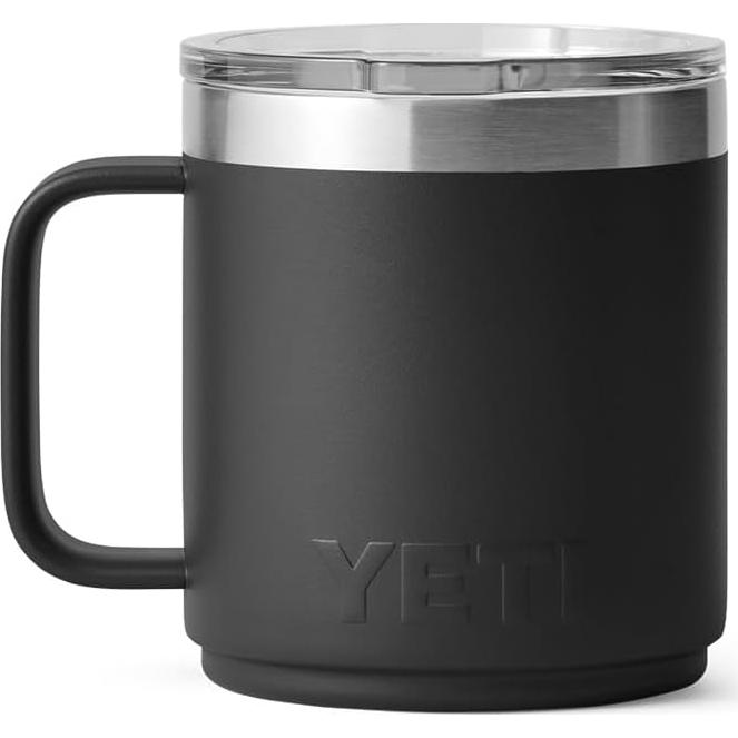 Taza Apilable YETI Rambler 10 oz Acero Inoxidable Negra
