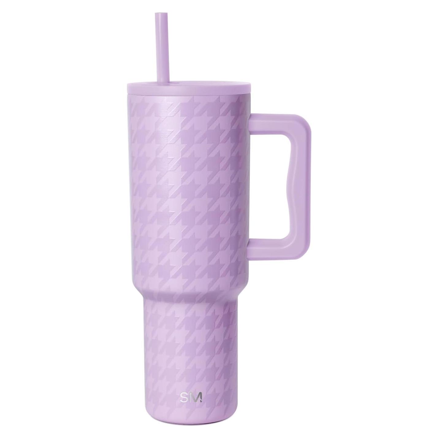 Taza Aislada Simple Modern Trek 40 oz Houndstooth Morado