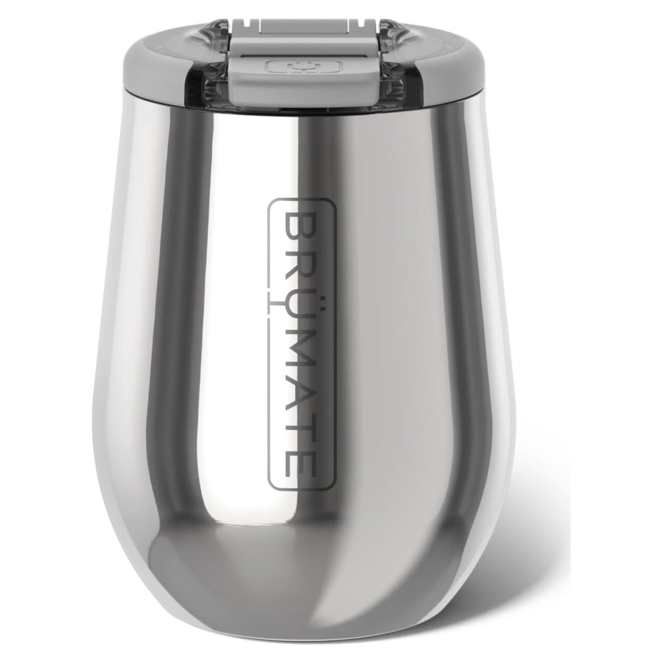 Vaso de vino aislado BrüMate Uncork'd 414ml acero inoxidable
