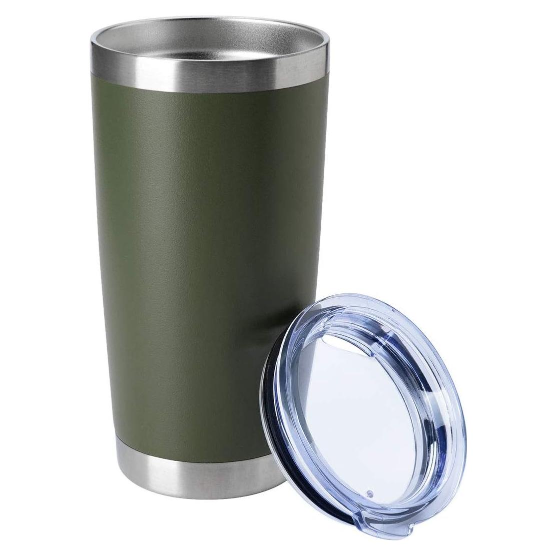 Vaso de Acero Inoxidable 20oz HASLE OUTFITTERS Verde Militar