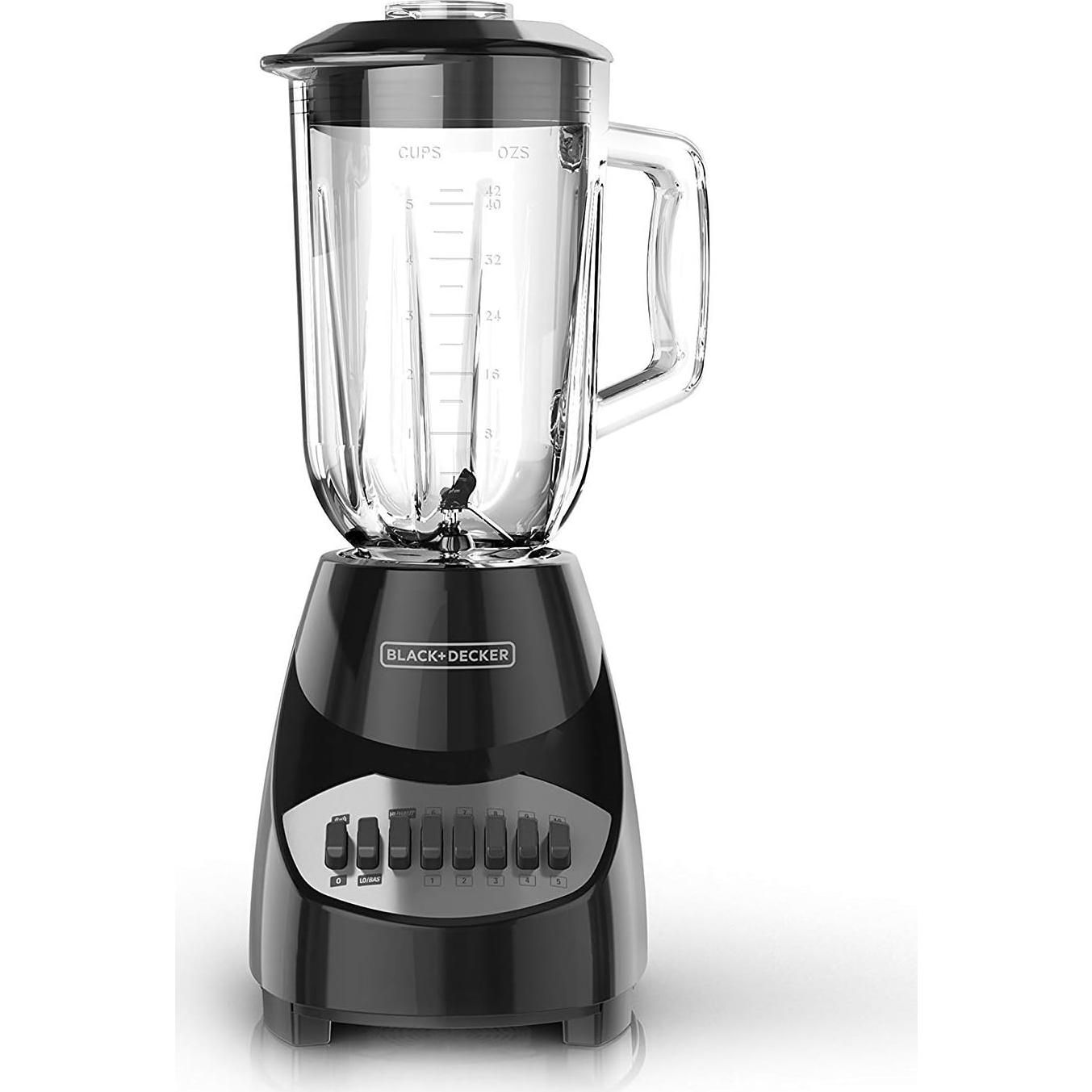 Licuadora BLACK+DECKER 10 Velocidades Jarra Vidrio 1.4L