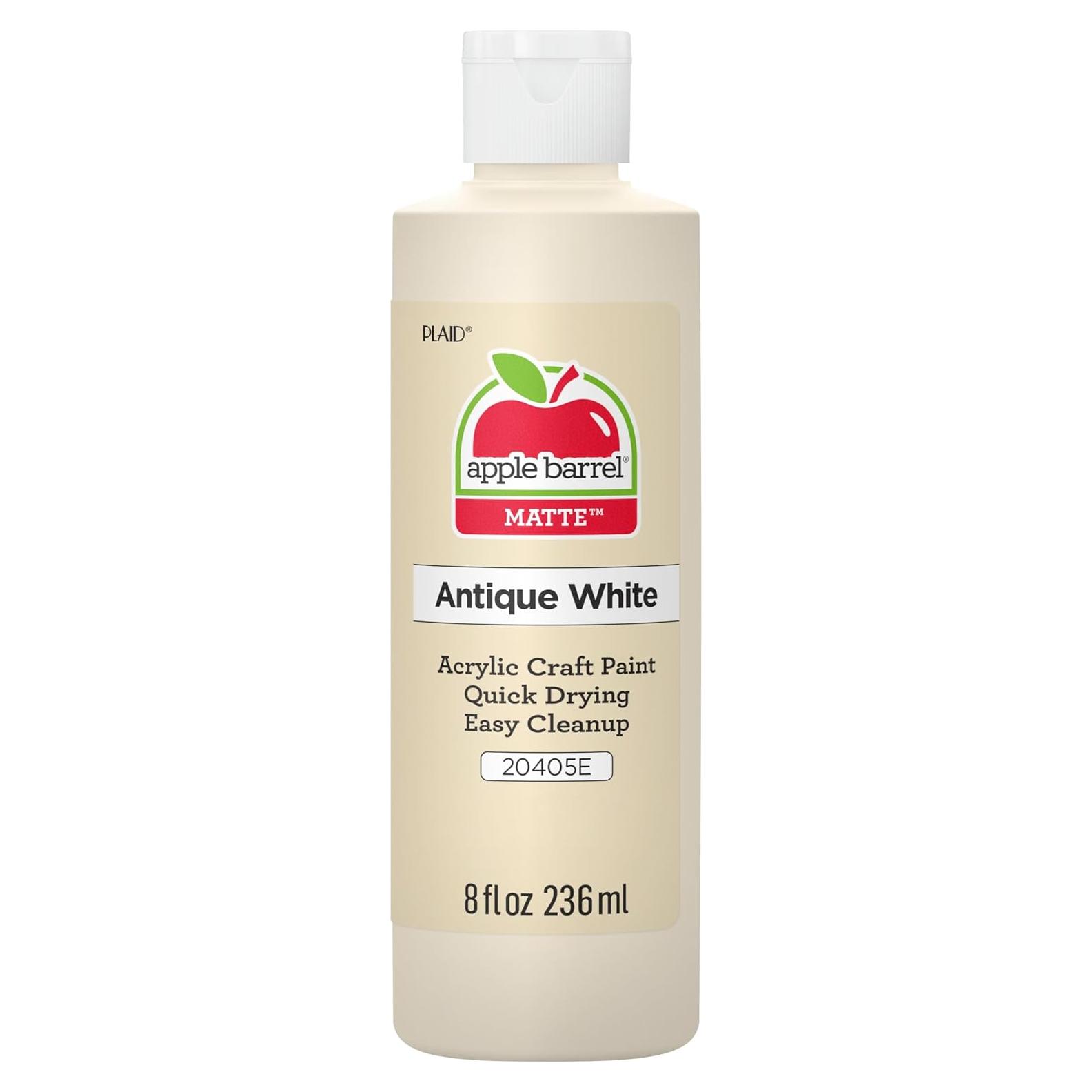 Pintura Acrílica Apple Barrel 8 Oz Blanco Antiguo Mate