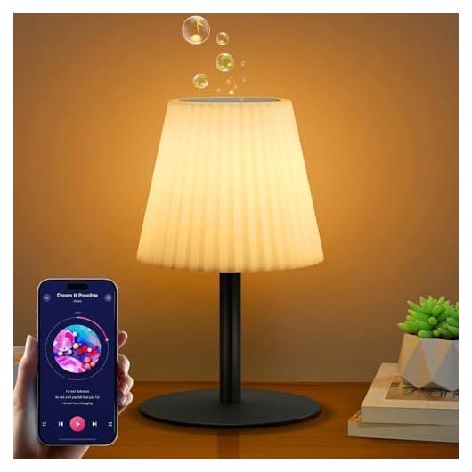 Lámpara de Ducha con Altavoz NiceBuy IP44 RGB Recargable