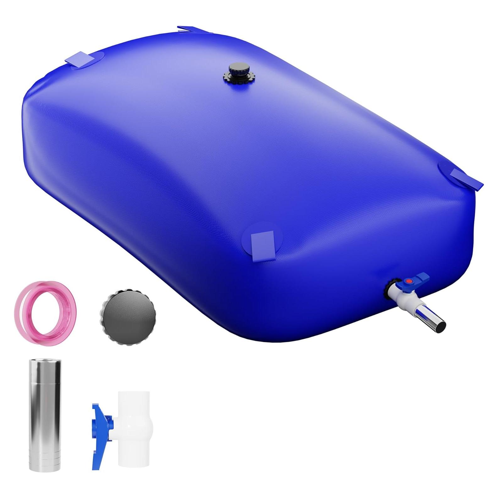 Tanque de agua portátil ZXZYHFTY 110L PVC azul resistente