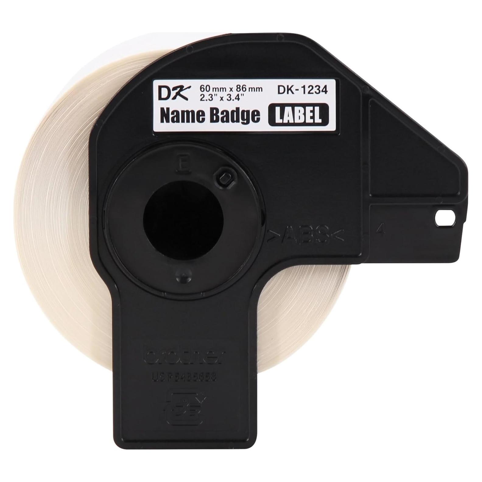 Etiquetas adhesivas Brother DK-12343PK, 60x86 mm, 3 rollos