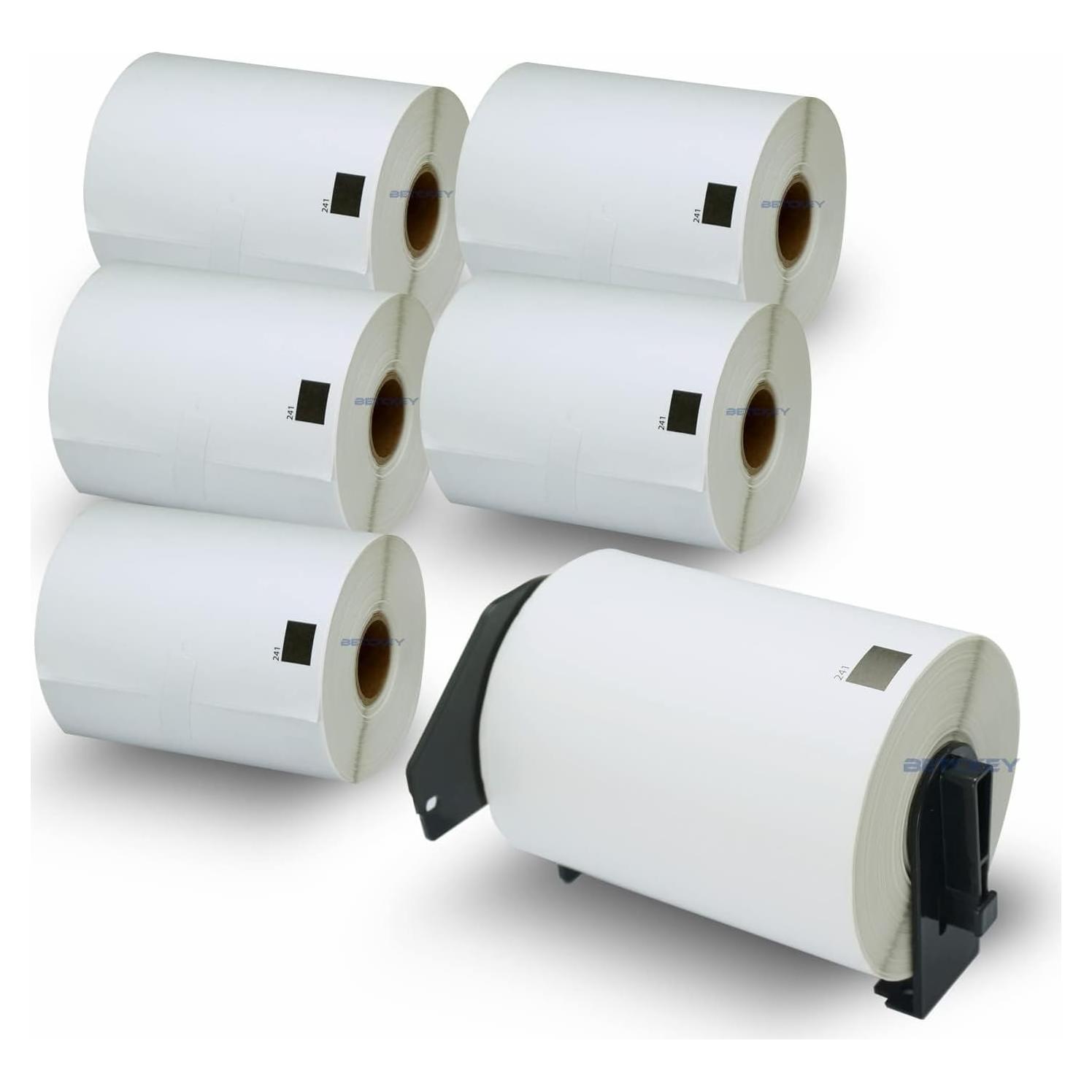 Etiquetas de Envío BETCKEY 4x6" (102mm) - Reemplazo Brother DK-1241