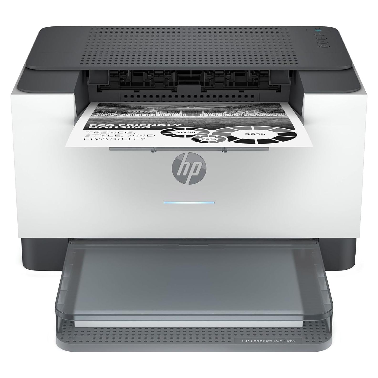Impresora Inalámbrica HP LaserJet M209dw - Doble Cara, 30 ppm