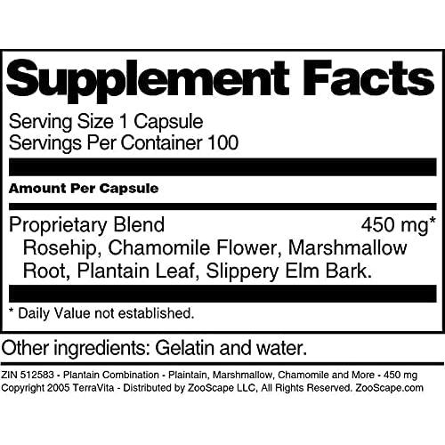 Suplemento de Plátano TerraVita - 450 mg - 100 Cápsulas x 3