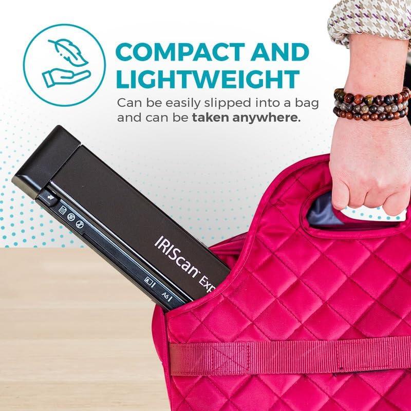 Escáner Portátil IRIScan Express v4 8PPM USB - Documentos y Recibos