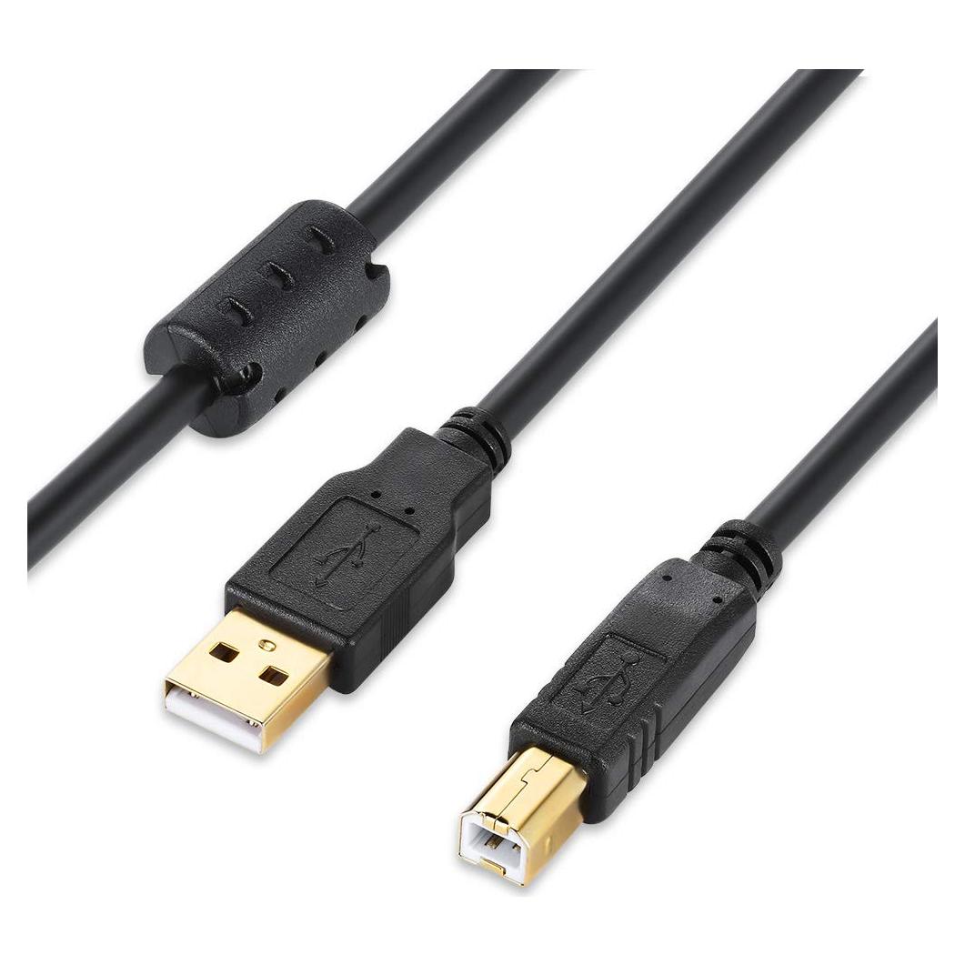 Cable de Impresora USB 2.0 3.05m Nobrand Tipo A a B Negro