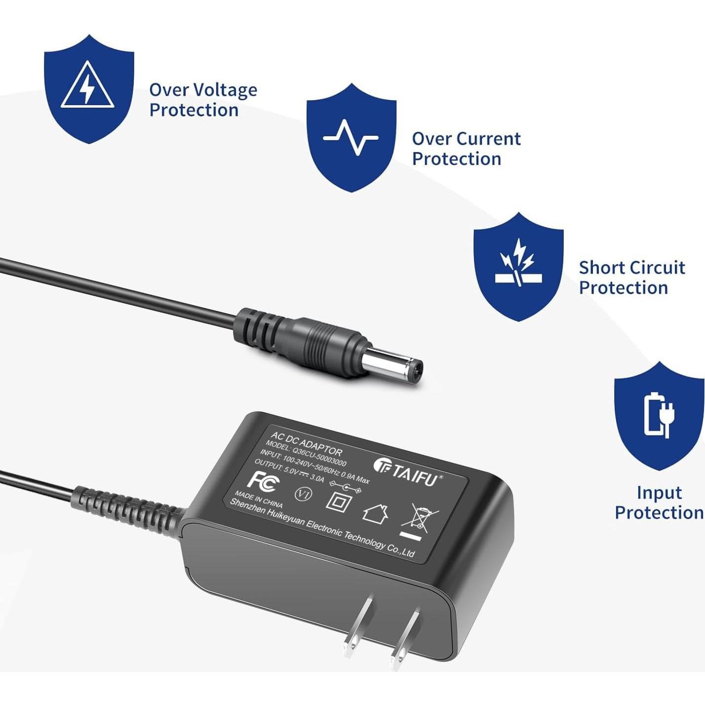 Cargador AC TAIFU 5V 3A para Escáner Brother ADS-1190