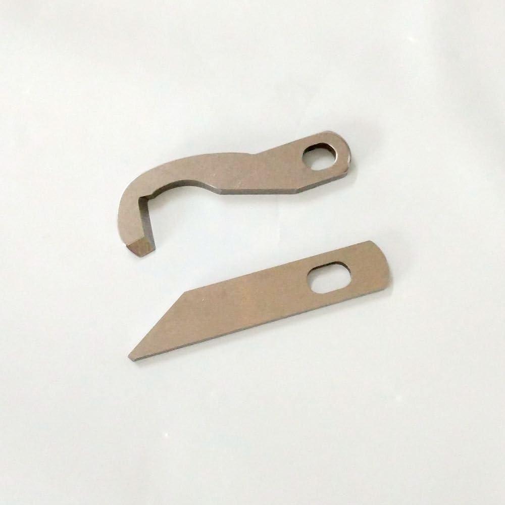 Juego de 2 cuchillas de sobrehilado HONEYSEW para Brother 925D 929D 1034D