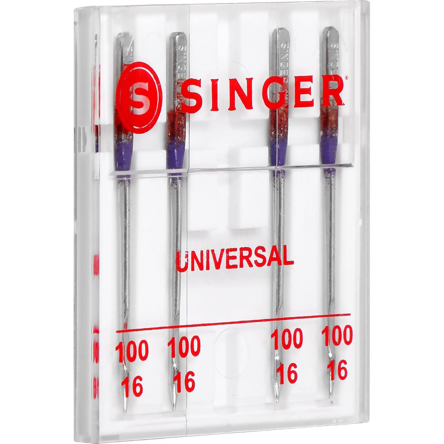 Agujas de Coser SINGER 04741 Tamaño 100/16 - 5 Unidades